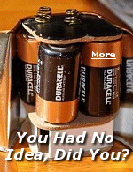 I'll bet you had no idea that there are 4 regular flashlight batteries inside one of those big 6 volters. What other products have hidden secrets?